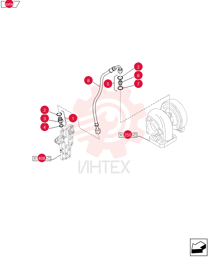 FLANGE NUT,M8 4899118 (2)