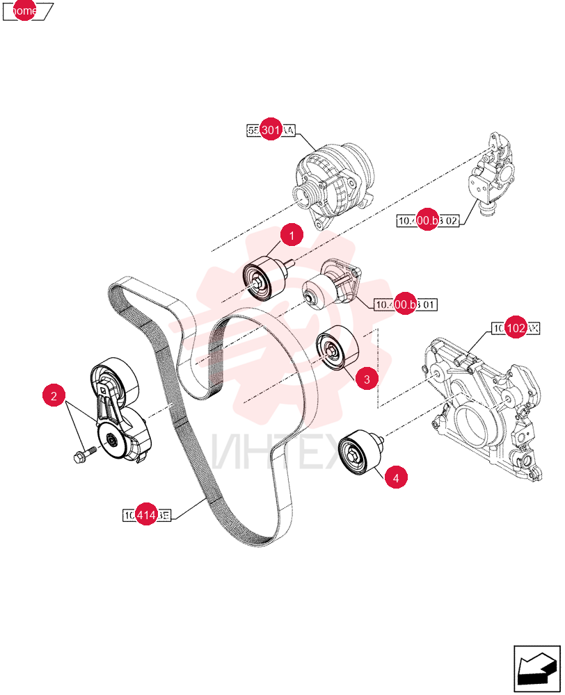 IDLER WHEEL,65mm OD