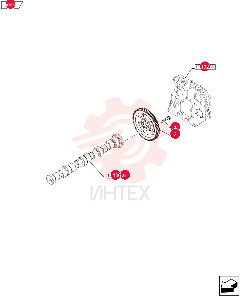 SCREW,Hex Flg, M8 x 1.25 x 25