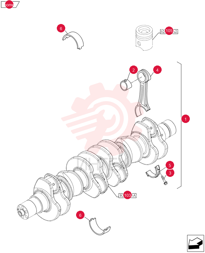 CONNECTING ROD 2831298