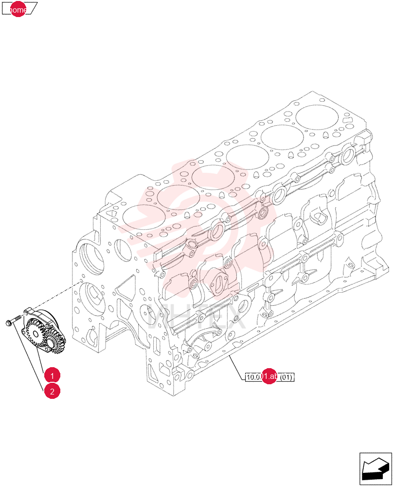 ENGINE OIL PUMP 4897481
