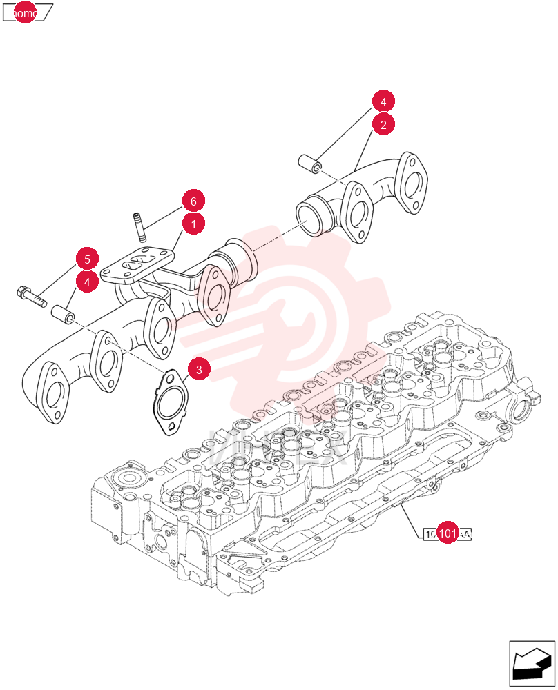 EXHAUST MANIFOLD 47461401