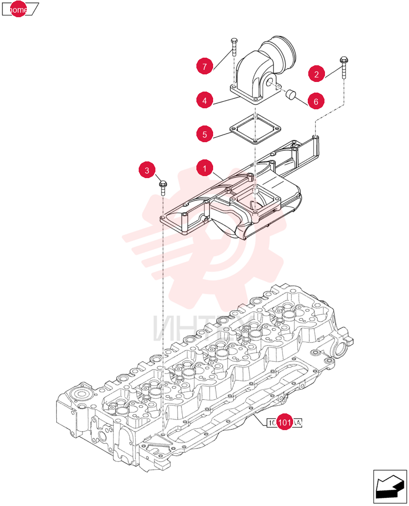 INLET MANIFOLD 2854534