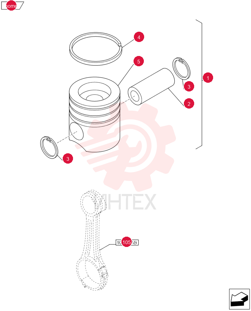 PISTON 84364065
