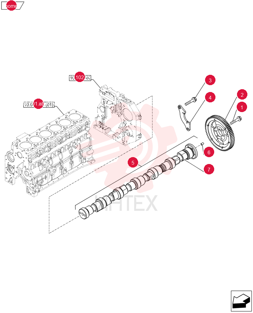 SCREW,Hex Flg, M8 x 1.25 x 25