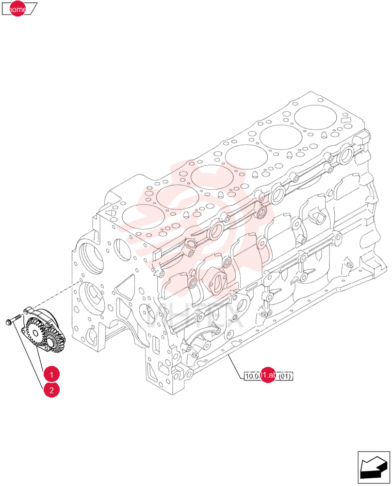 ENGINE OIL PUMP 4897481