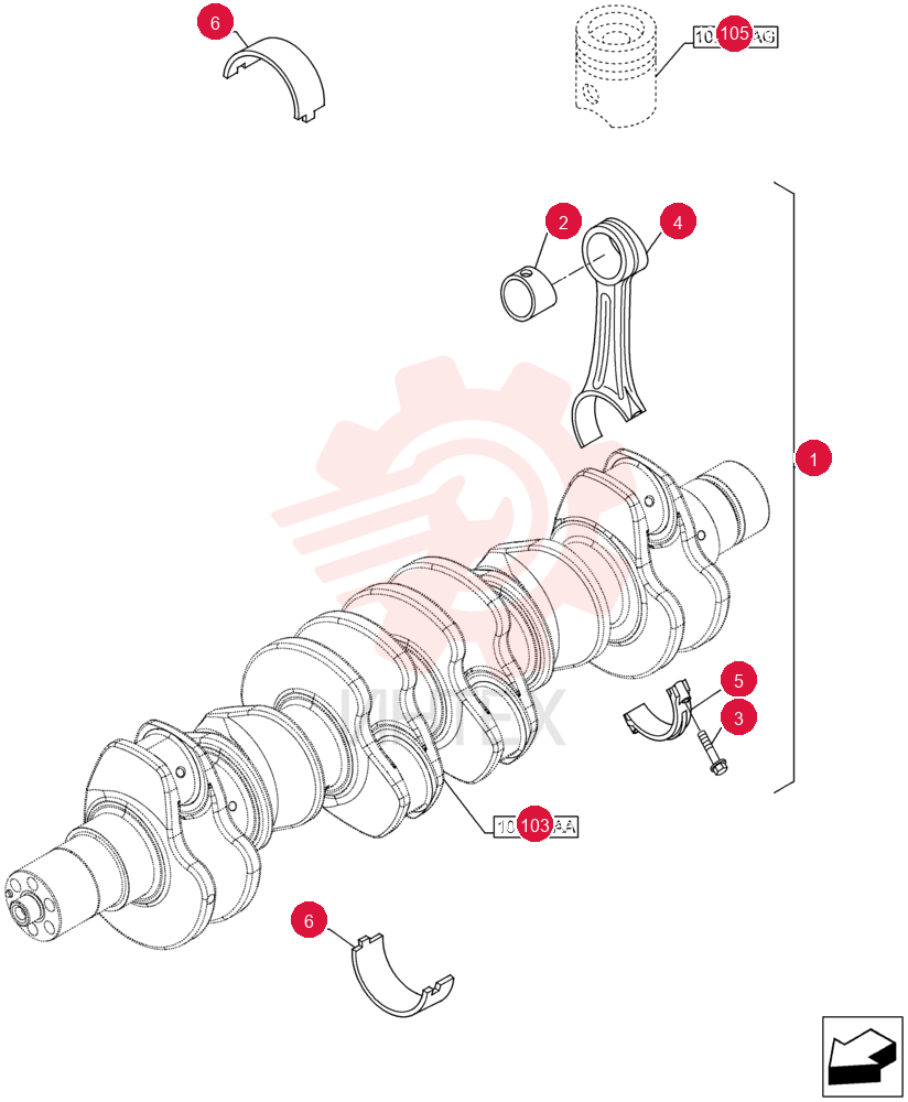 CONNECTING ROD 2831298