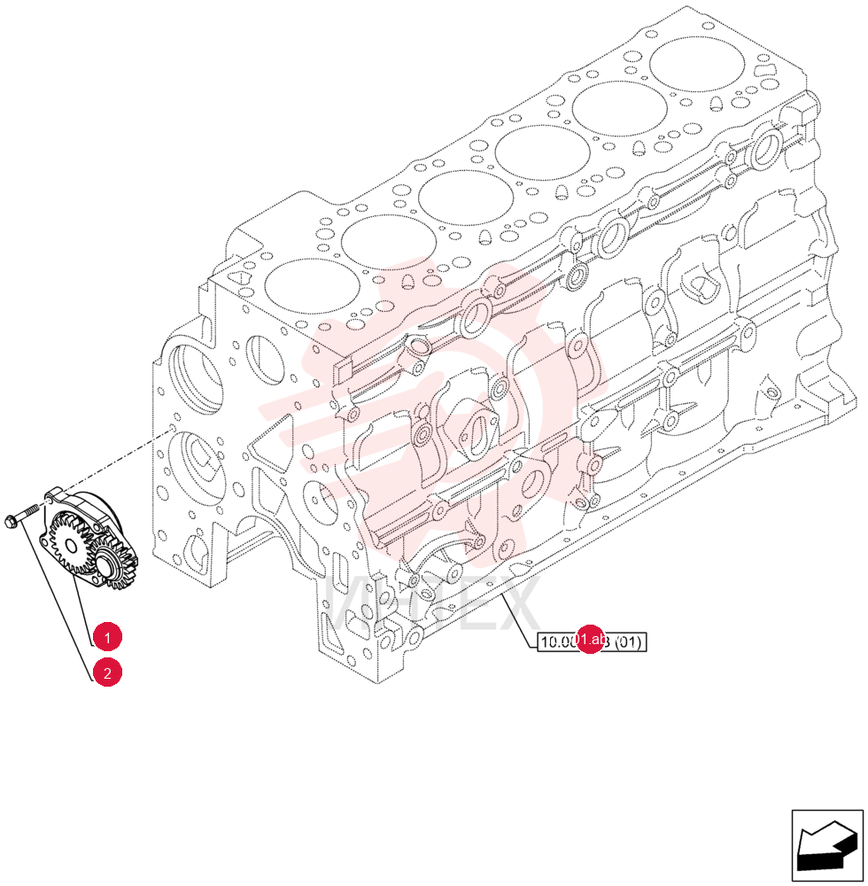 ENGINE OIL PUMP 4897481