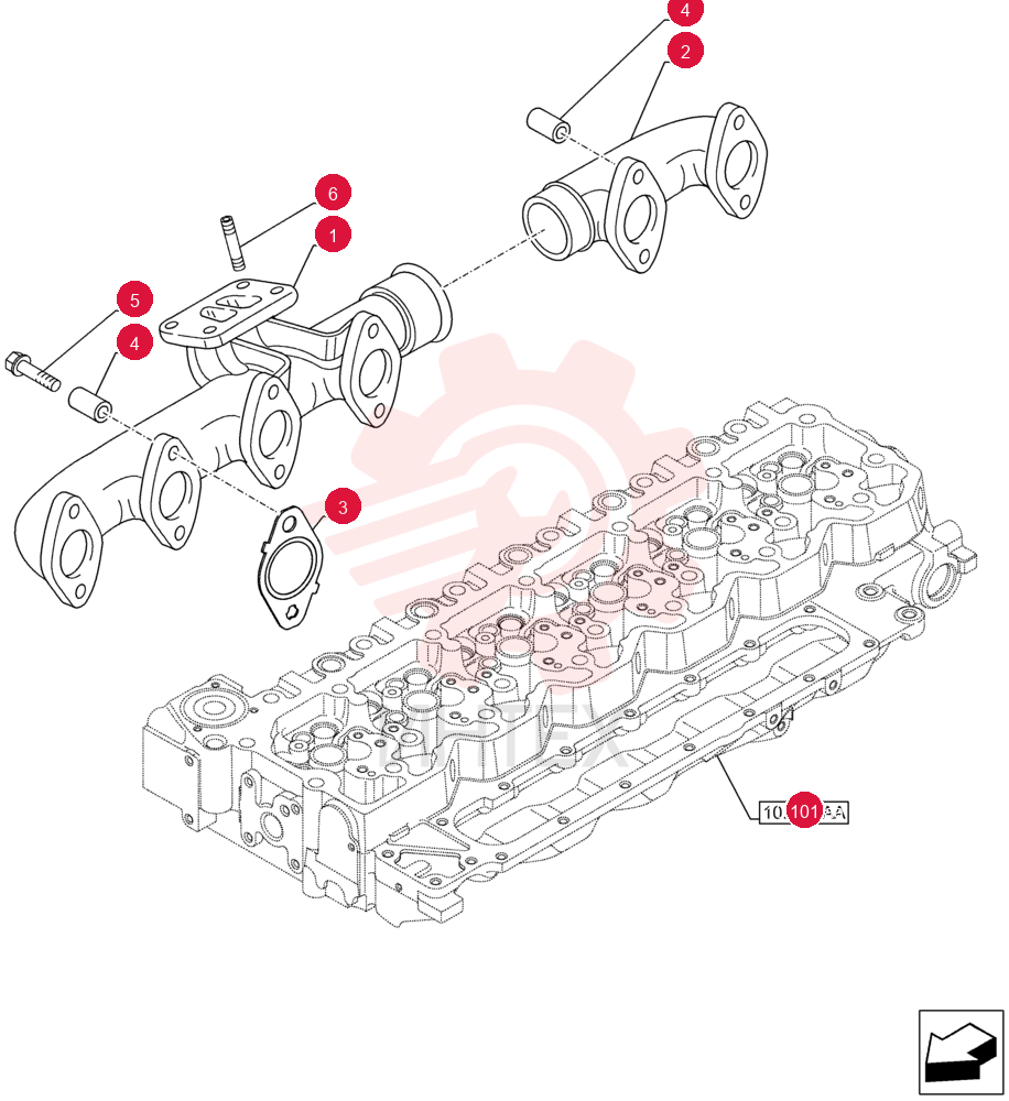 EXHAUST MANIFOLD 47461401