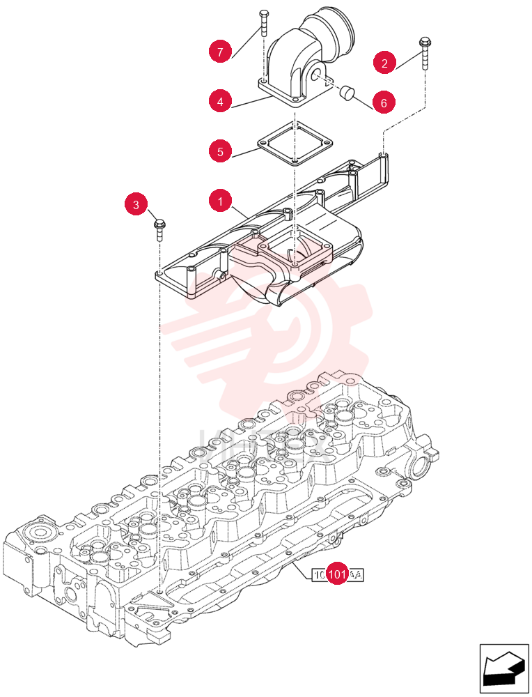 INLET MANIFOLD 2854534