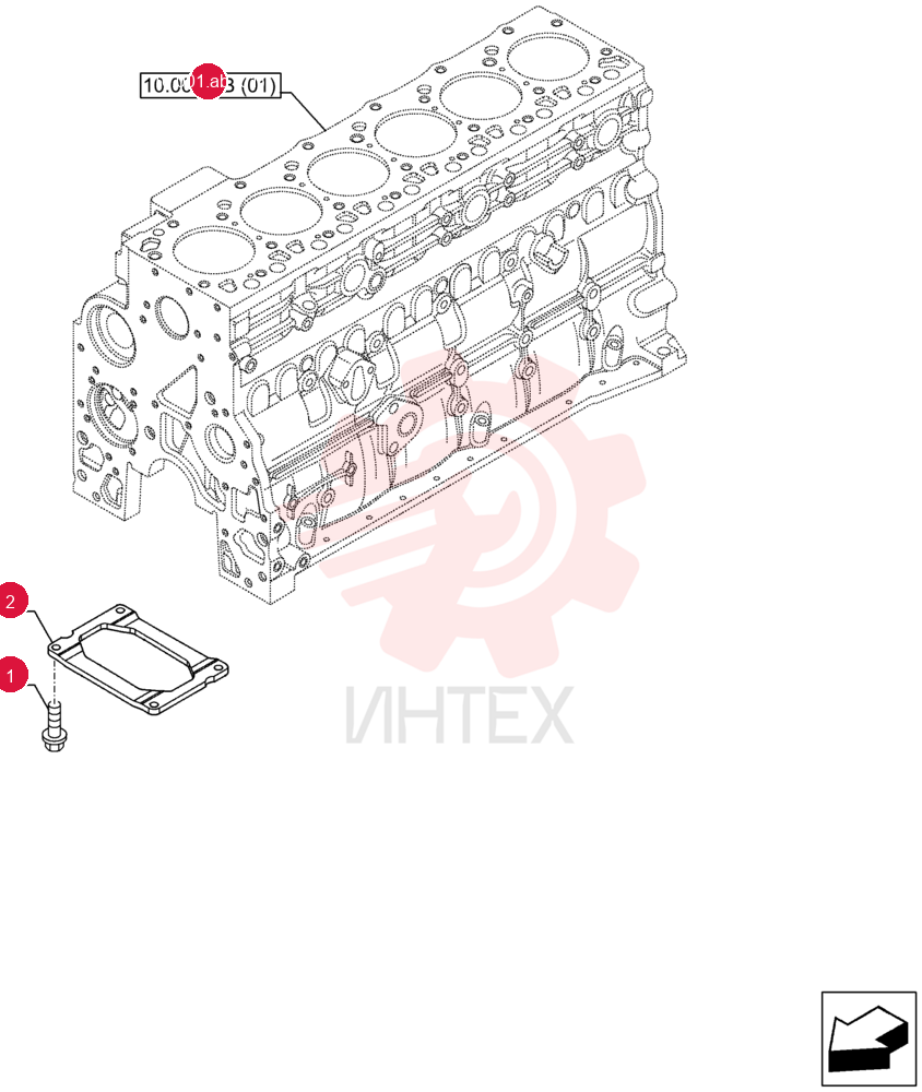 SCREW,Hex Flg, M10 x 1.5 x 25