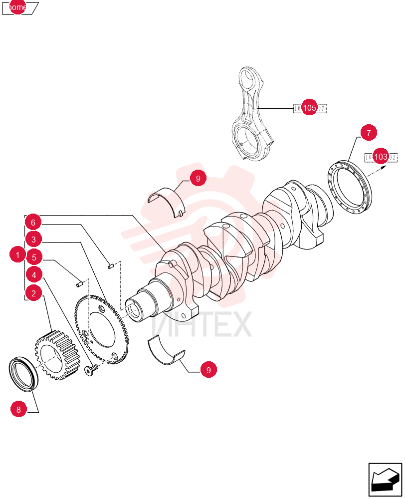 CRANKSHAFT 504213230