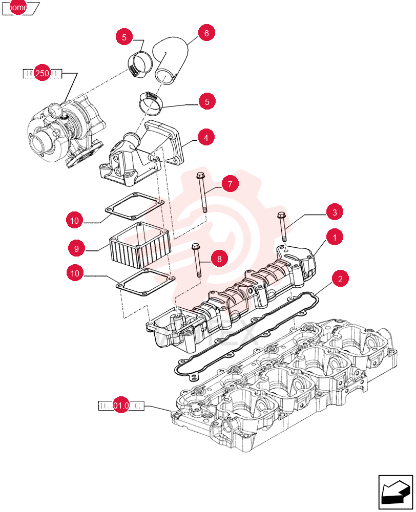 INLET MANIFOLD 504385836