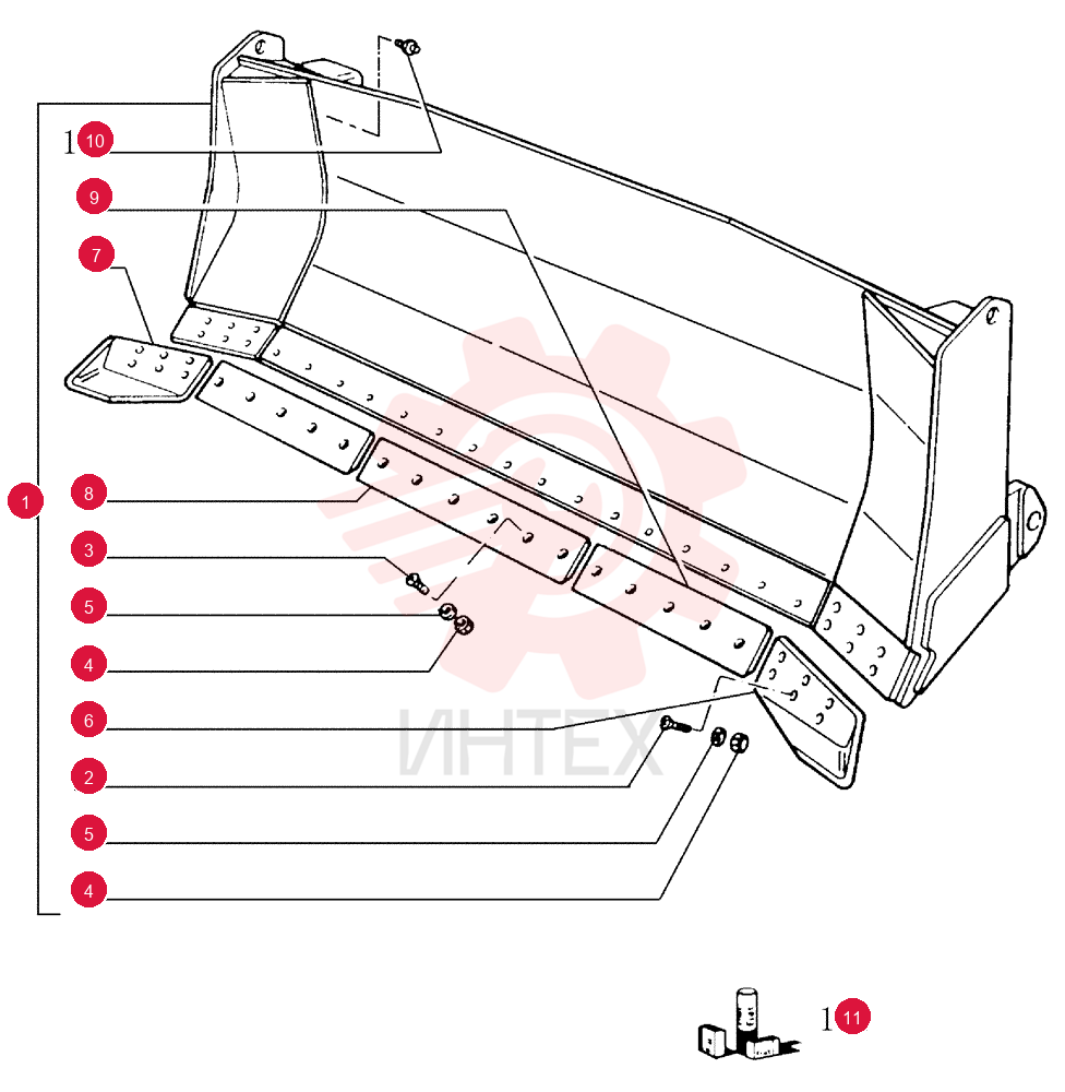 DOZER BLADE 76029239
