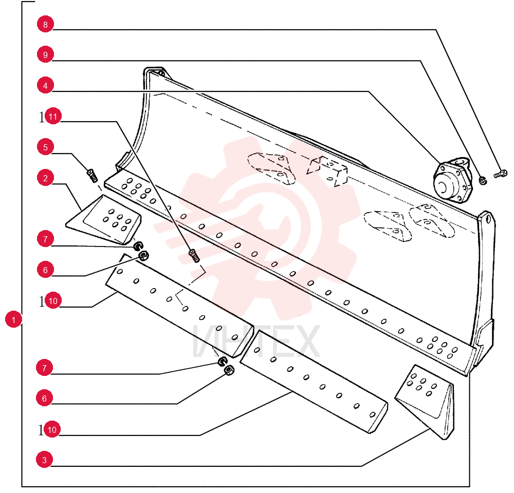 DOZER BLADE 79100994