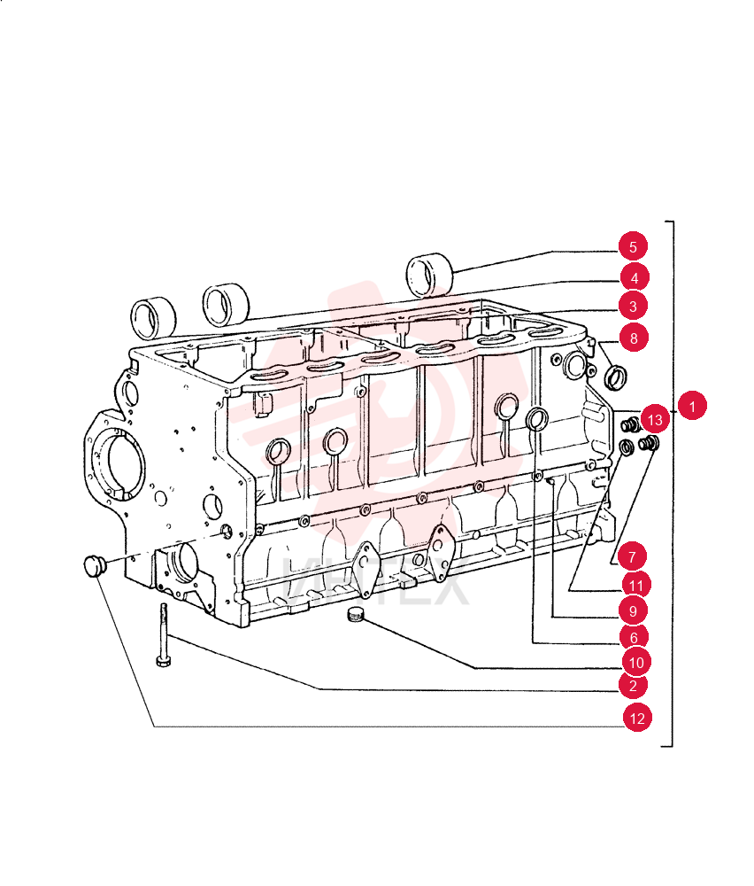 CYLINDER BLOCK 4860550