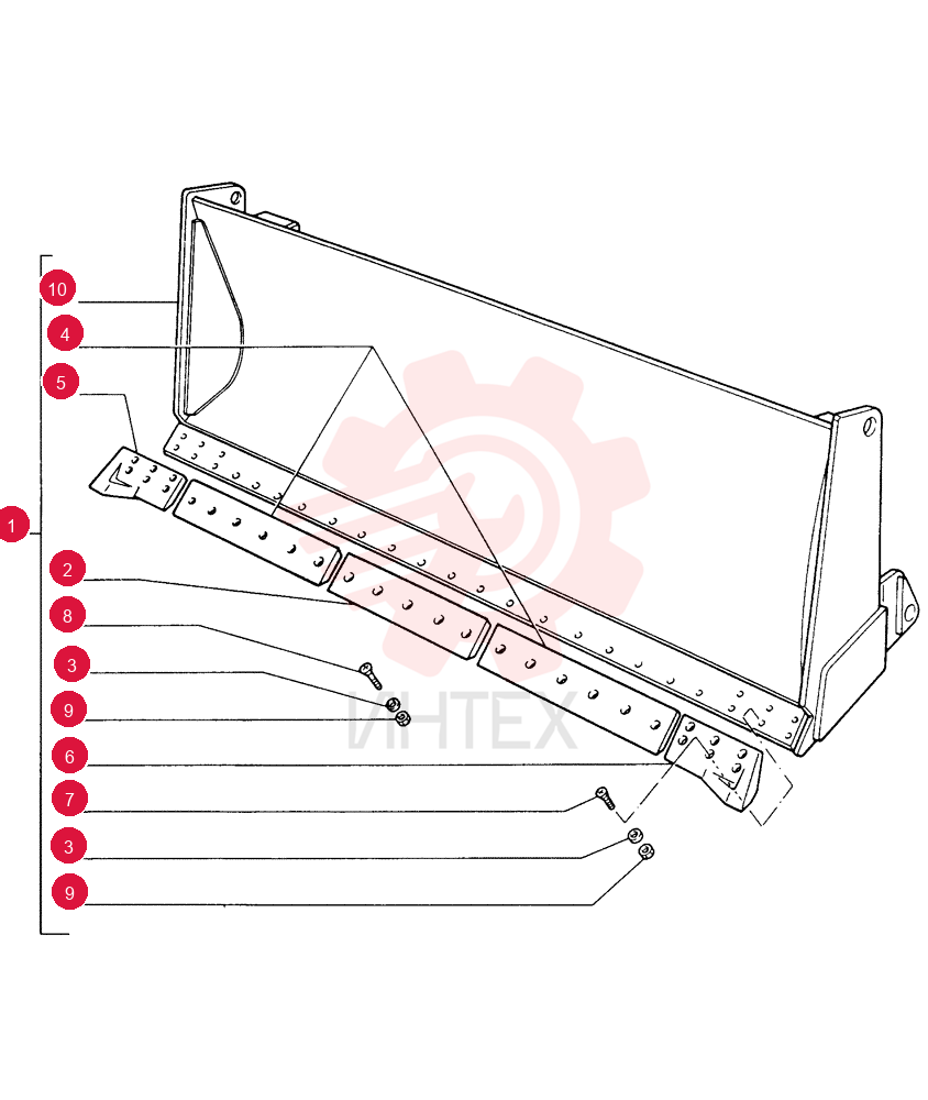 DOZER BLADE 76031470