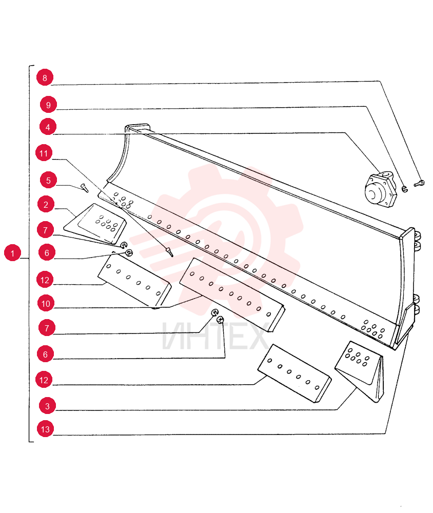 DOZER BLADE 76032973