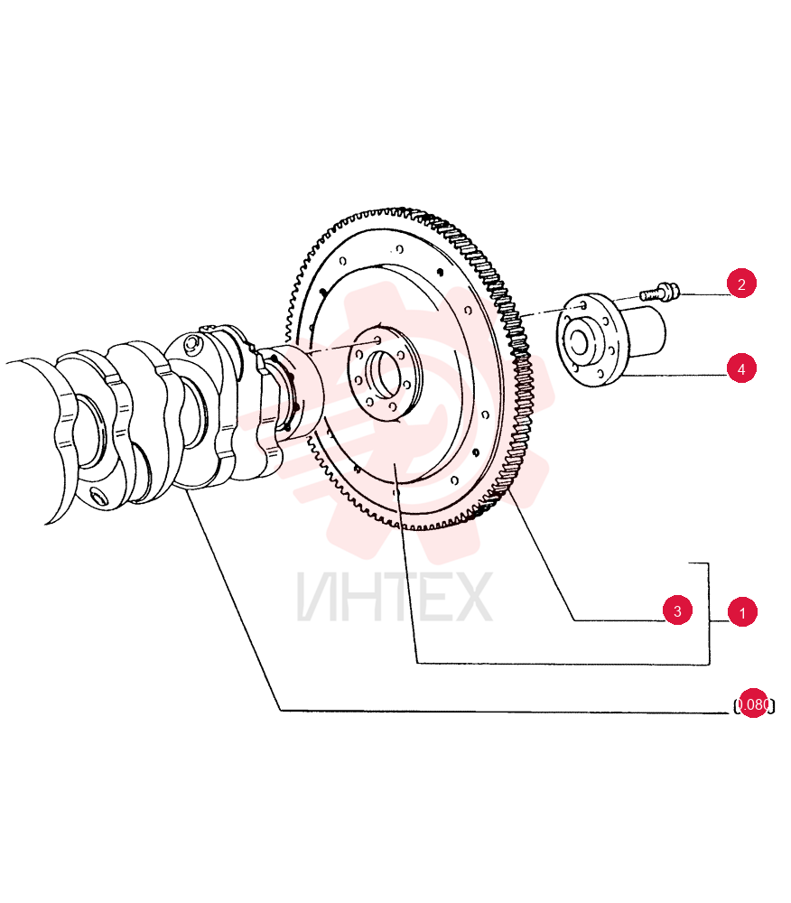 ENGINE FLYWHEEL 99456781