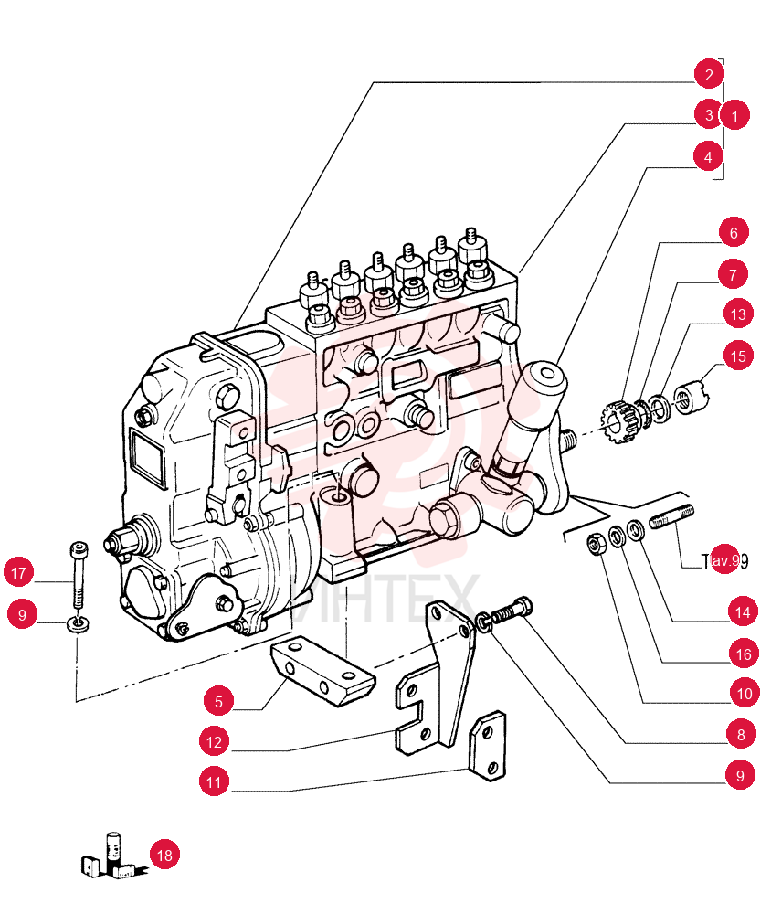 FUEL INJECTION PUMP 99450825