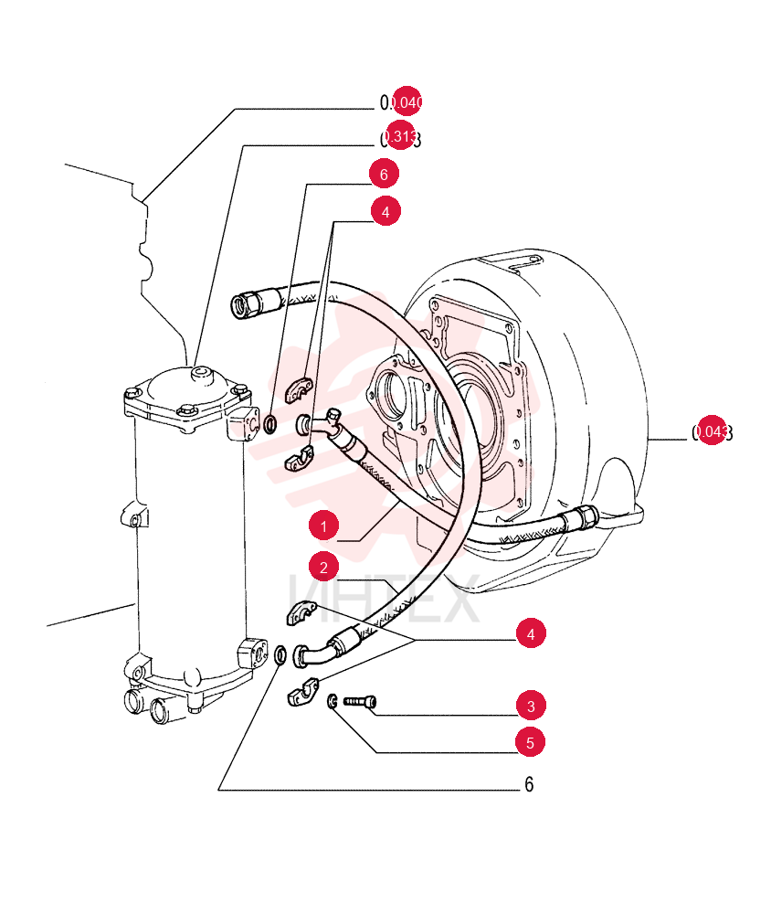 HYDRAULIC HOSE 76037559