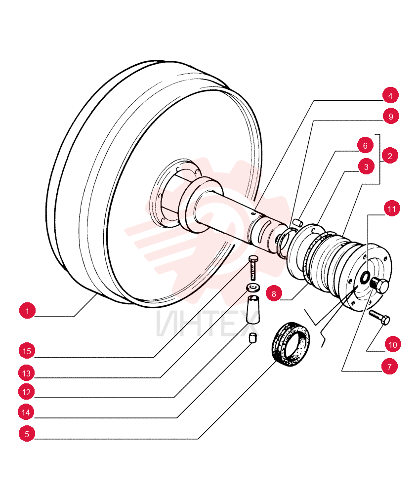 IDLER WHEEL 76001965