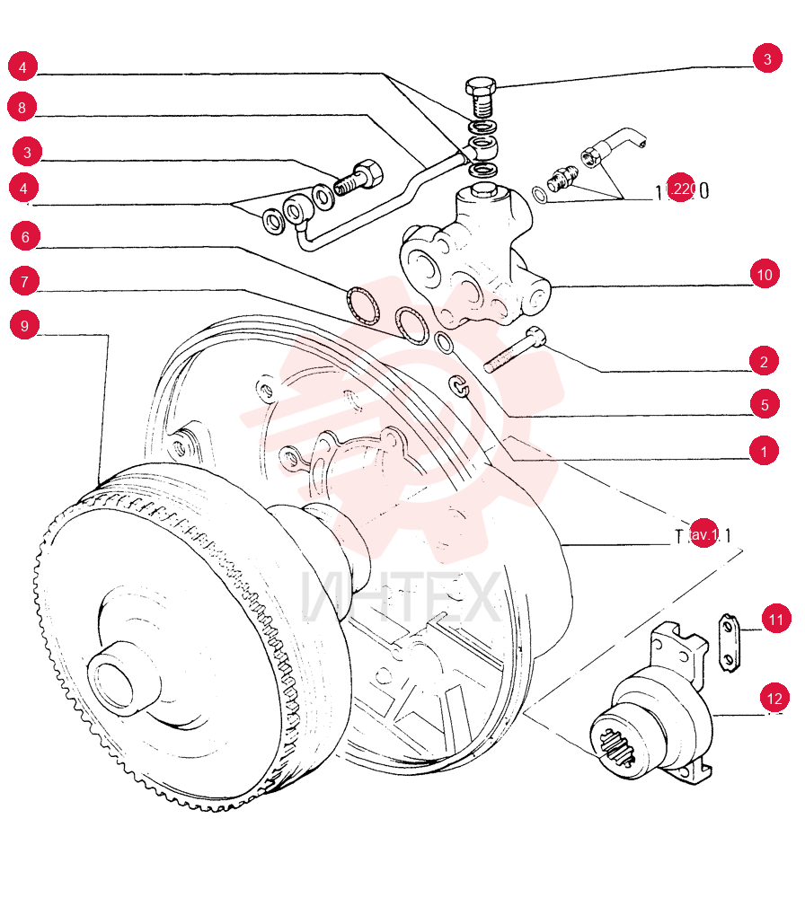 WASHER,8.45mm ID x 21mm OD x 3mm Thk 12645031 (1)