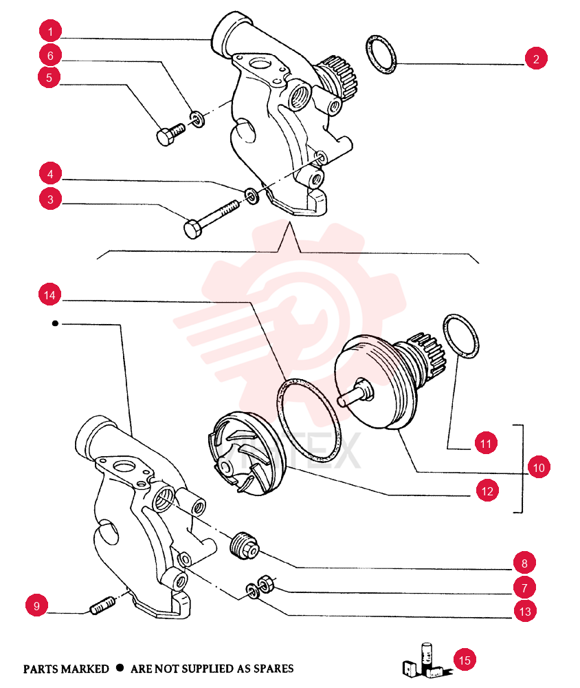 WATER PUMP 99446891