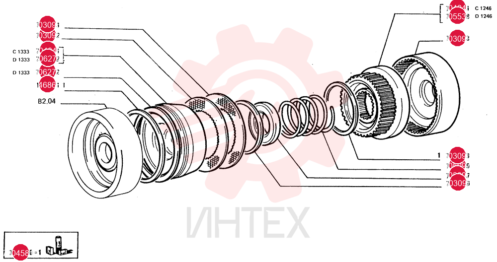 O-RING,0.139" Thk x 8.484" ID, -268, Cl 7, 75 Duro 14468681 (1)