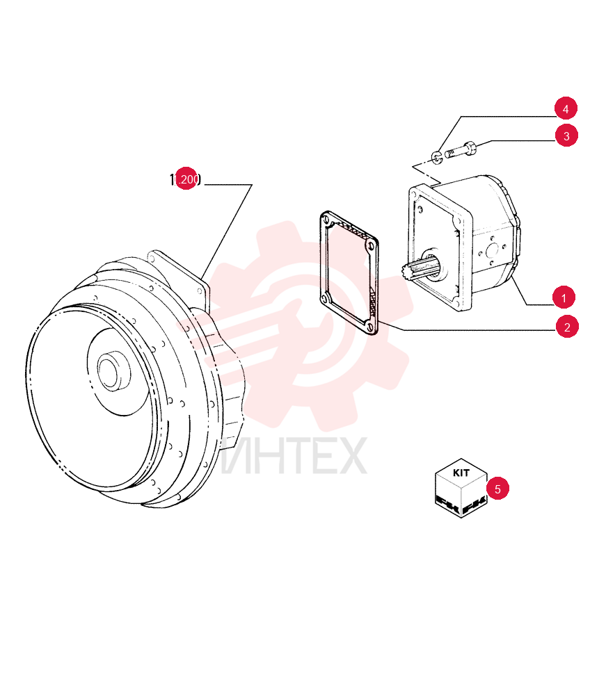 HYDRAULIC PUMP,106 CC