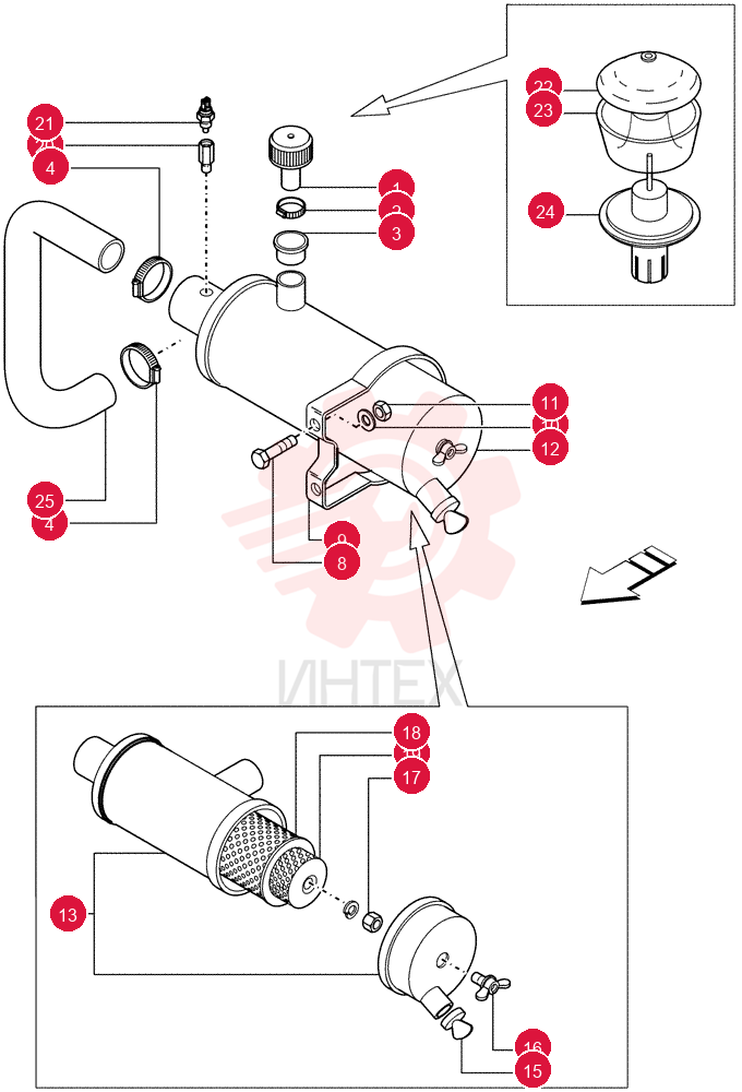 AIR PRE-CLEANER ASSY