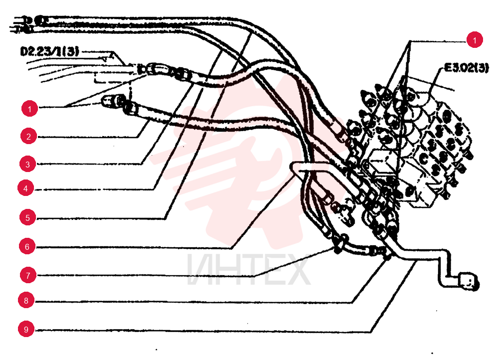 HYD CONNECTOR 70919624