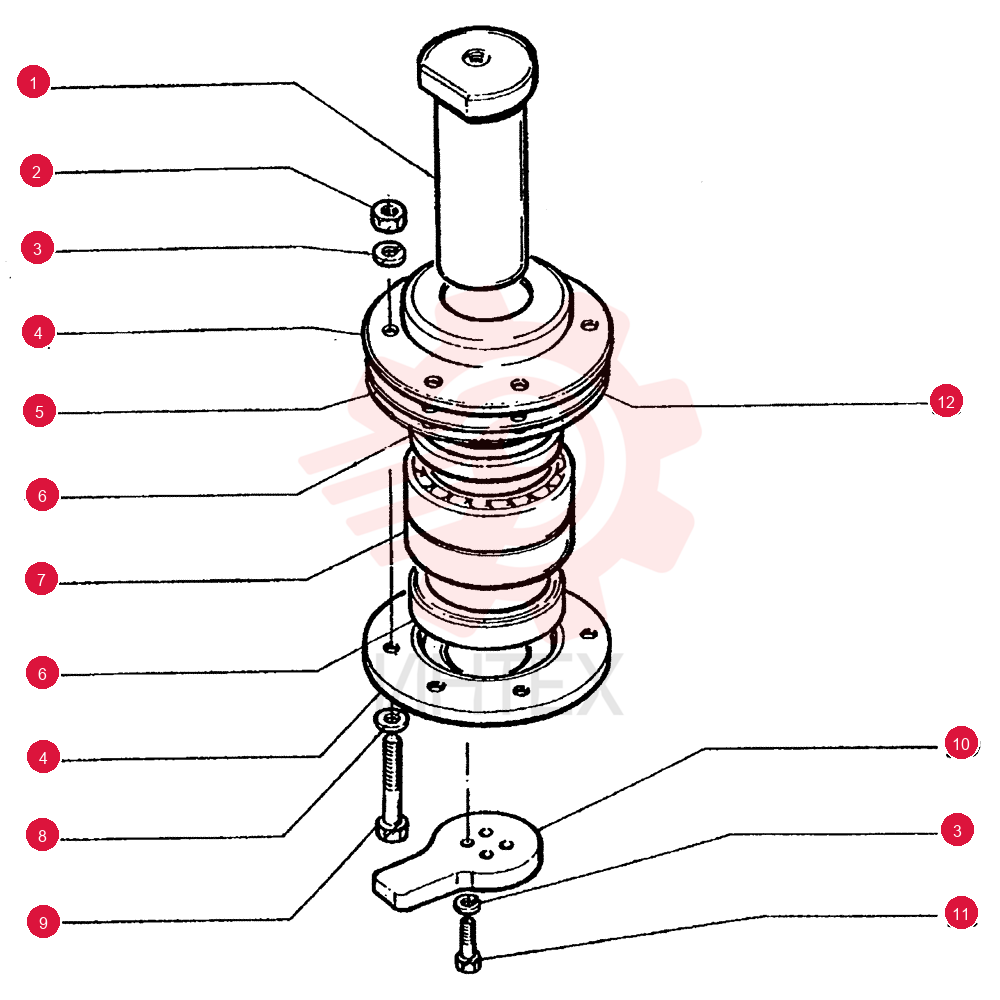 PIN,66.72mm OD x 180mm L 75213817 (1)