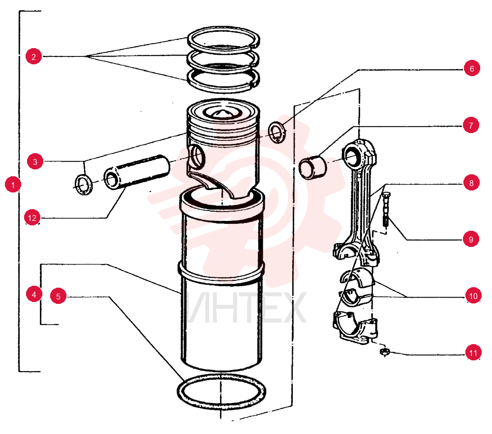 PISTON ASSY 75286318