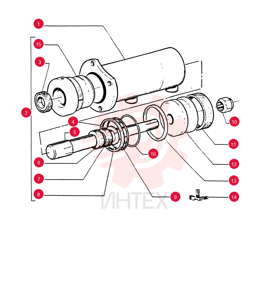 CYLINDER,66.3mm Bore Dia