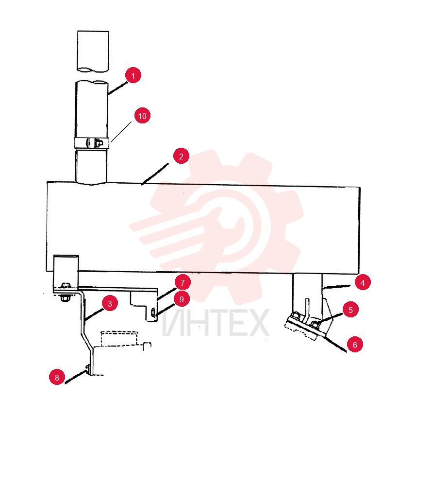 EXHAUST SYSTEM PIPE