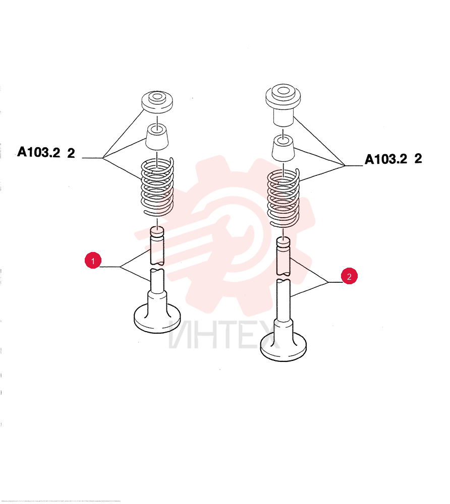 OVERSIZE INLET VALVE 82850528