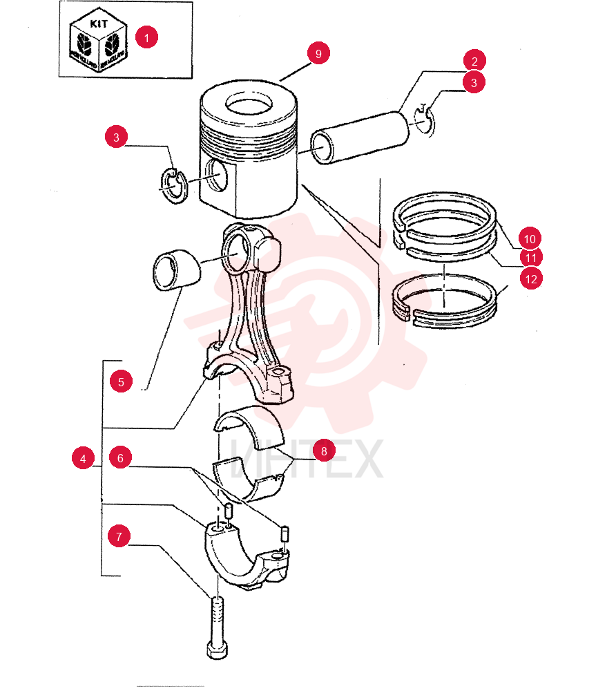 PISTON 87801260