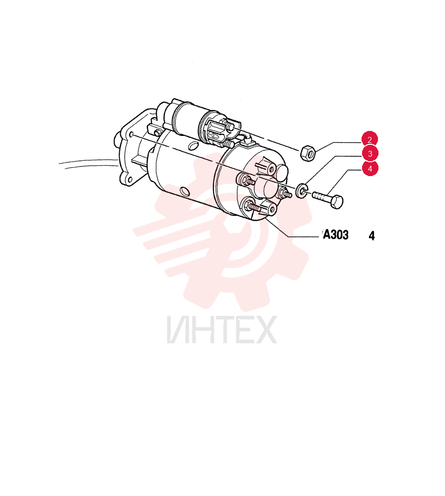 STARTER MOTOR,12V, 3.1kW 82005342 (1)