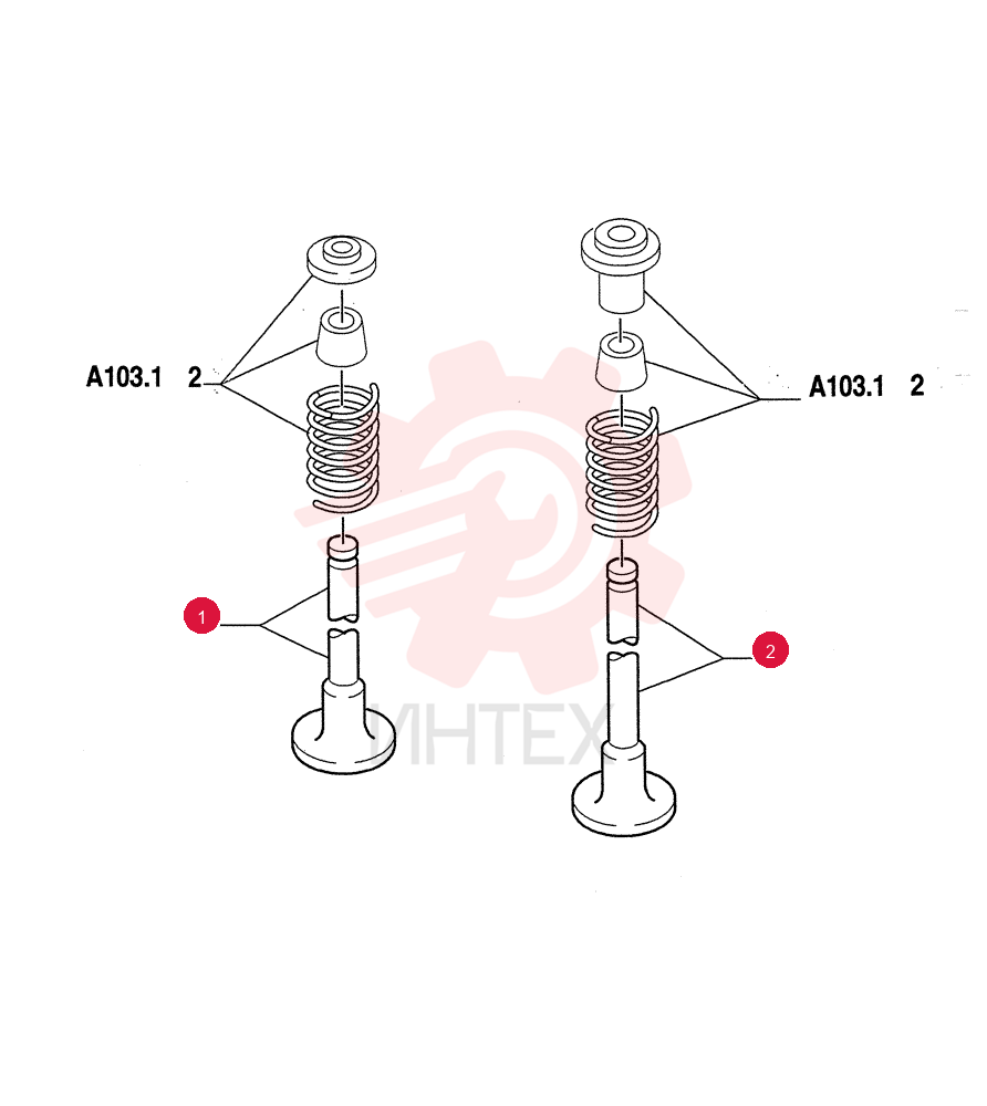 STD INLET VALVE 81865093