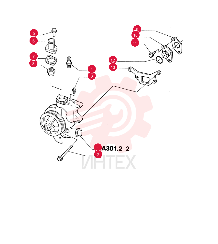 WATER PUMP 87800712 (2)
