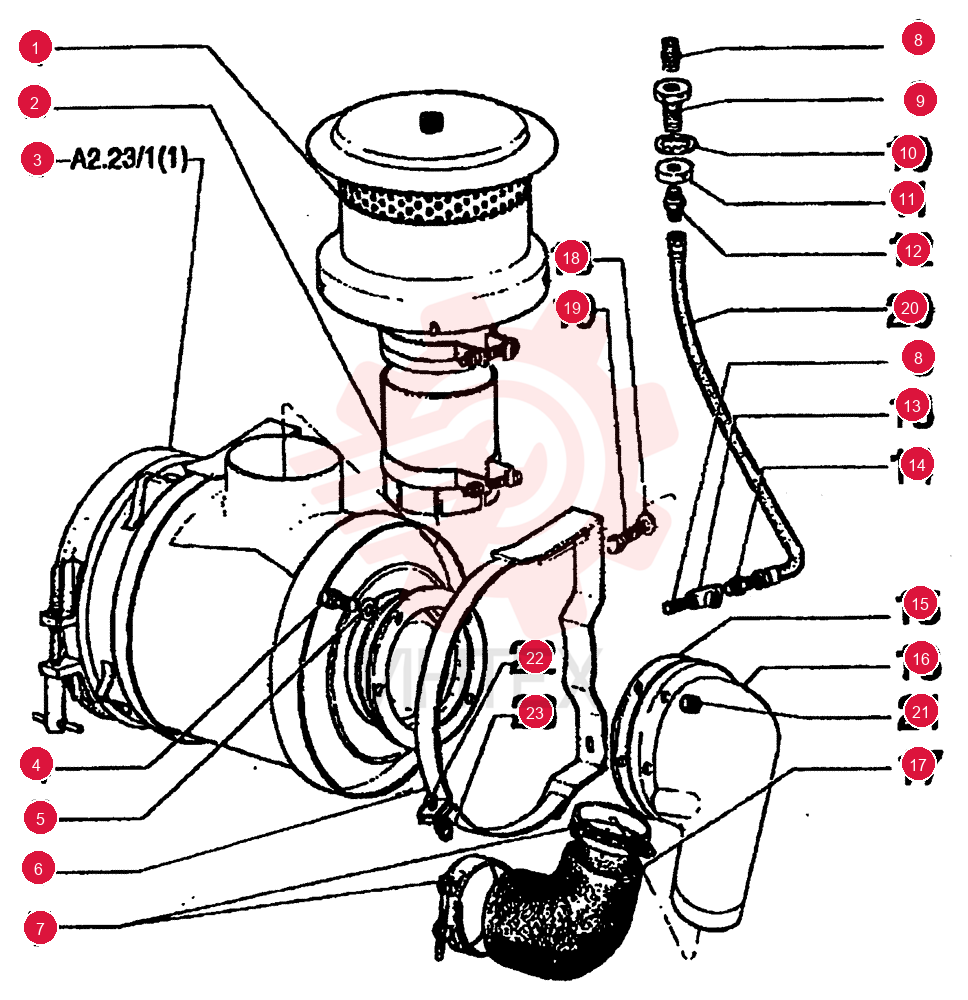 AIR PRE-CLEANER ASSY