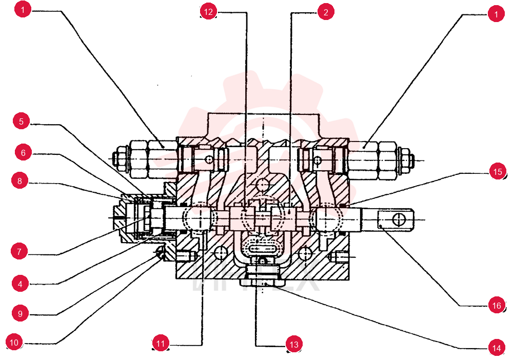 HYDRAULIC VALVE 75204306 (2)