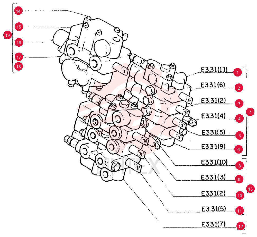 HYDRAULIC VALVE 75285738