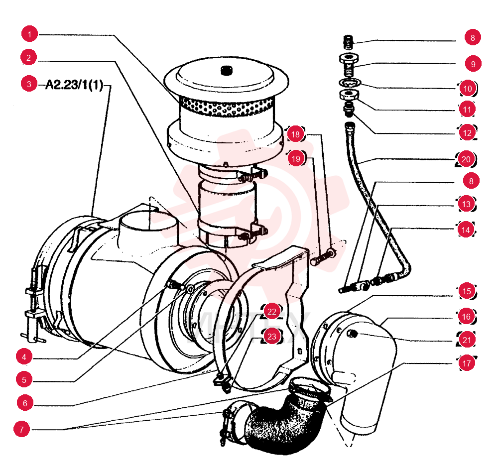 AIR PRE-CLEANER ASSY