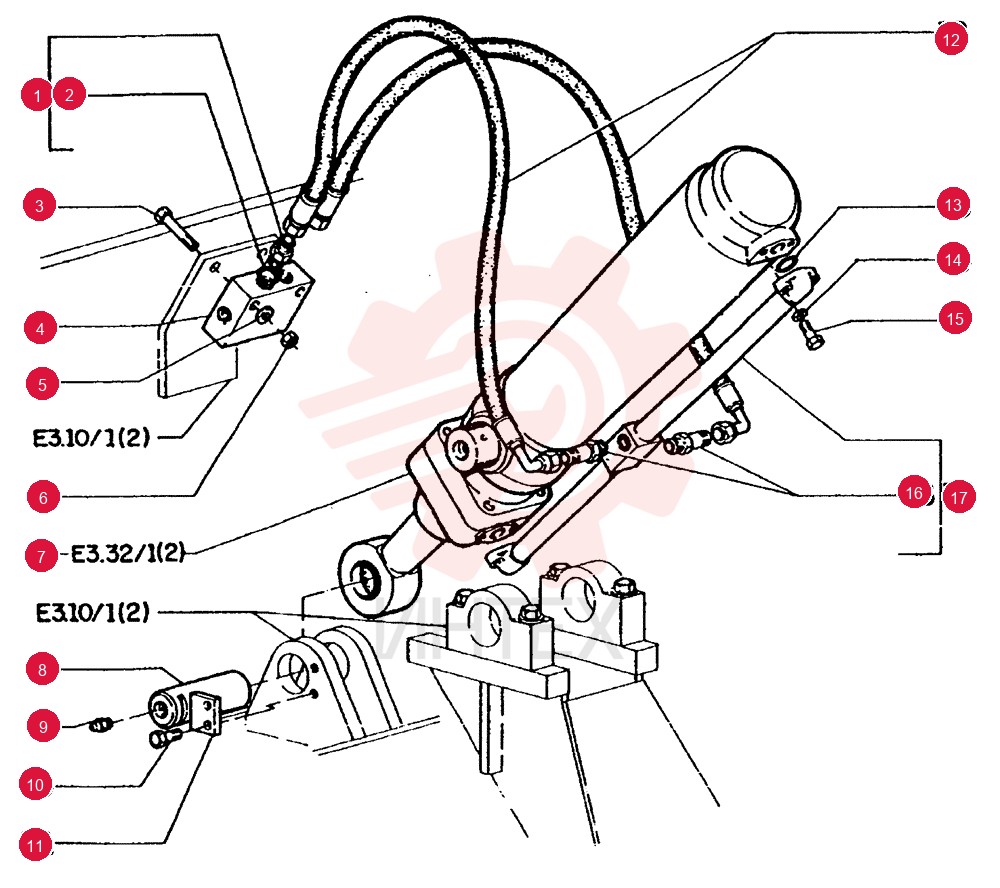 HYD CONNECTOR 70921409