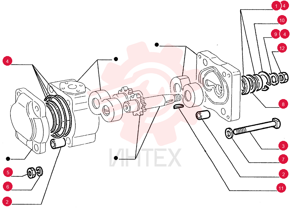 SHAFT SEAL,17.4mm ID x 28.5mm OD x 6.35mm Thk