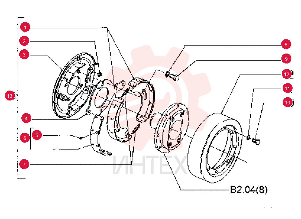 BRAKE SHOE 75285630