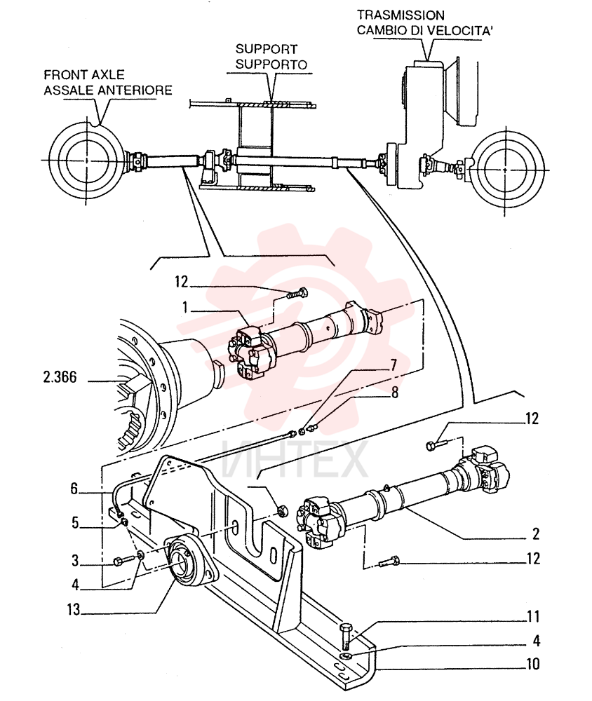 PROPELLER SHAFT 76032505