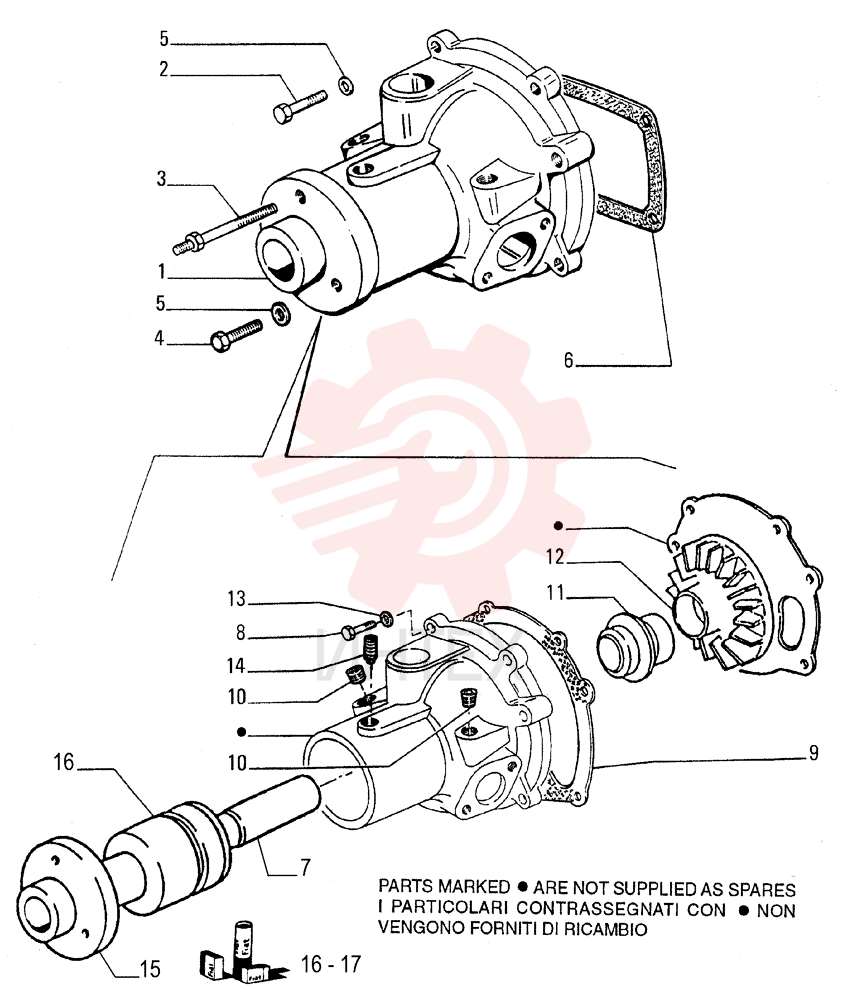 WATER PUMP 98497117